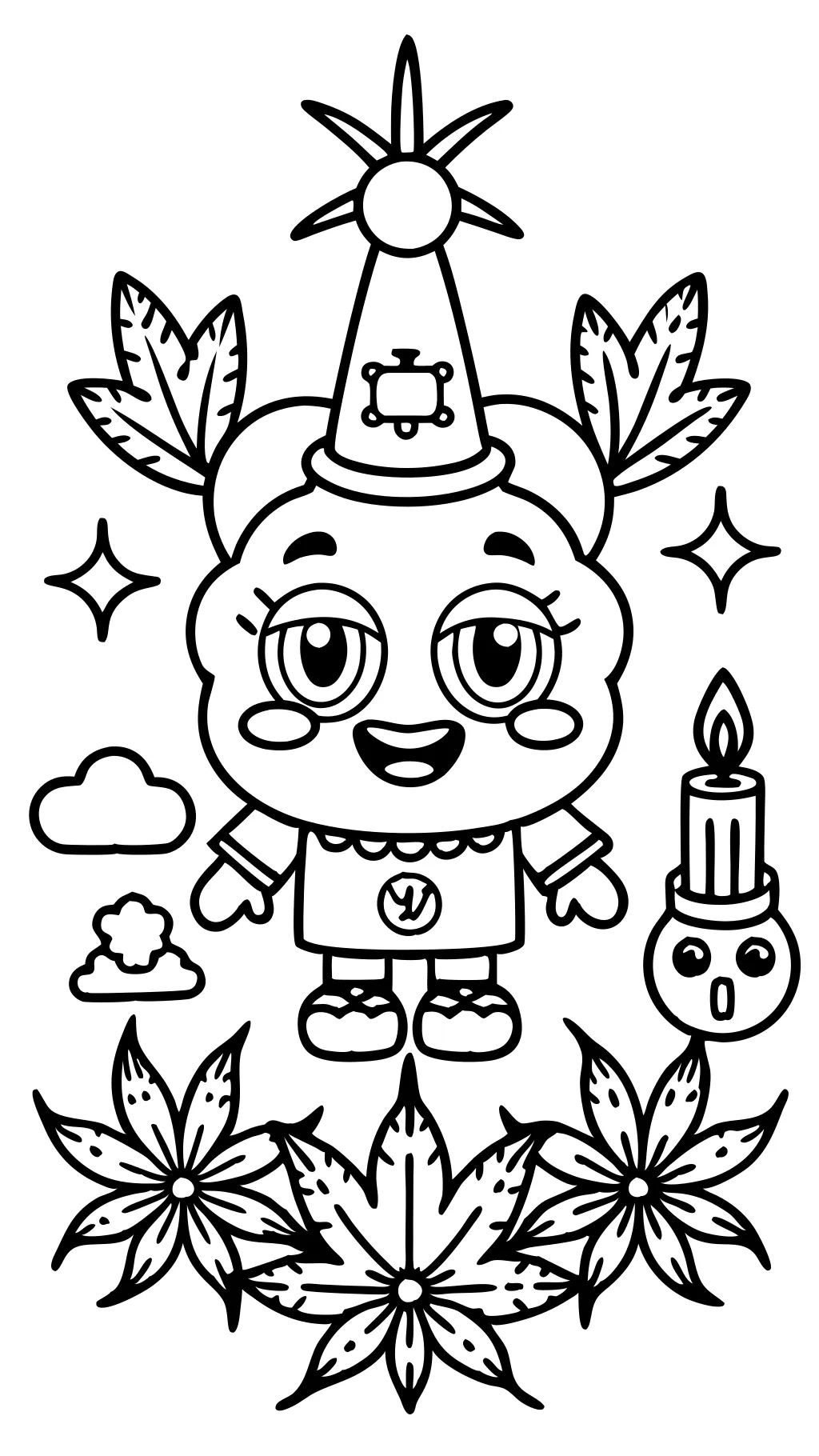 pothead printable stoner coloring pages